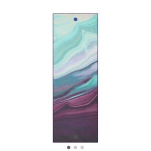 (NWT) Manduka Yogitoes Skidless Yoga Mat Towel Amethyst Intuition 2.0 design